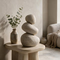 Stacked Pebble Sculpture — form