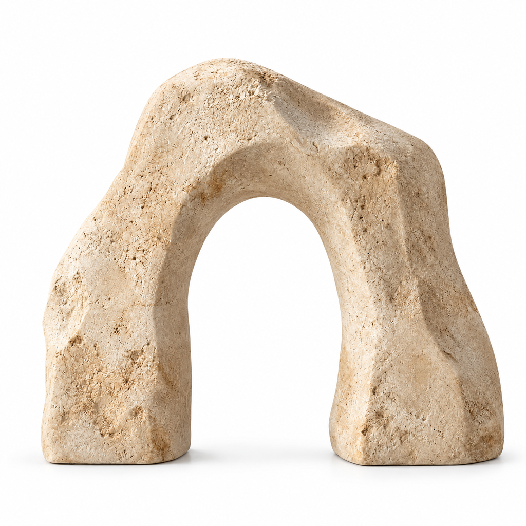 Weathered Sand Arch Sculpture — product view