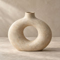 Limestone-Tone Halo Vase — form